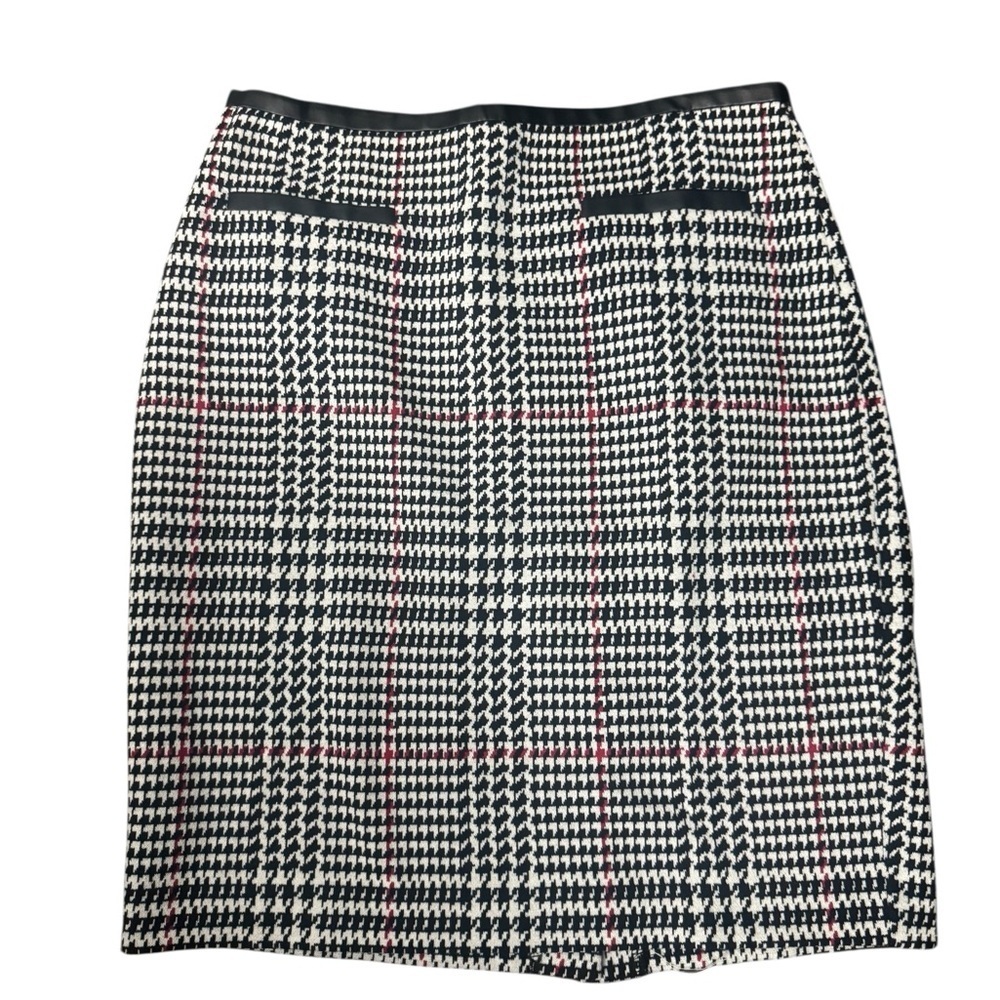 Talbots Houndstooth Pencil Skirt - Black and White Size 6 Petite